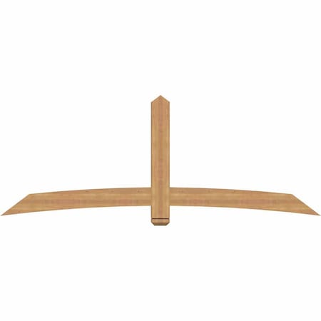 Ekena Millwork Bellingham Timber Gable Bracket, Western Red Cedar, 96"W x 36"H x 3 1/2"D x 5 1/2"F, 9/12 Pitch GBW096X36X0406BEL00SWR
